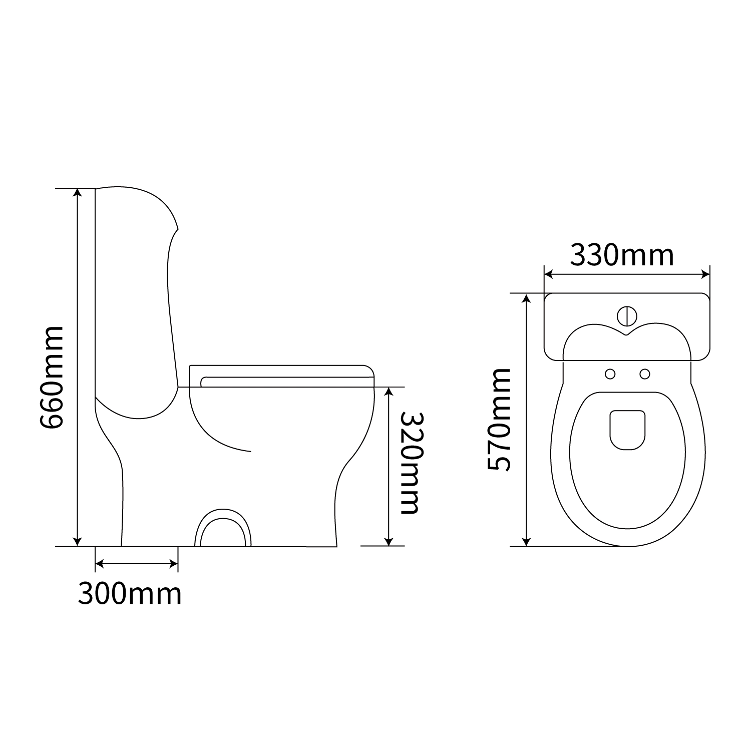 white ceramic baby toilet, porcelain children’s one piece toilet made by professional kindergarten toilets supplier - Meilong